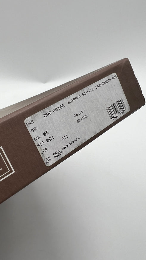 Sciarpa in lana con fiori