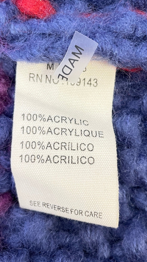 Cardigan righe cartellino