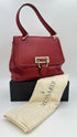 Borsa in pelle rossa