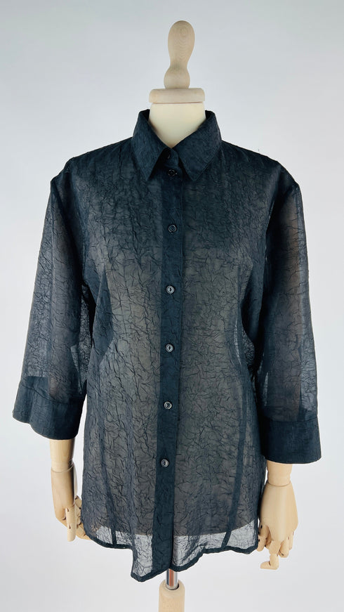 Camicia effetto increspato