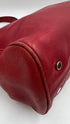 Borsa in pelle rossa