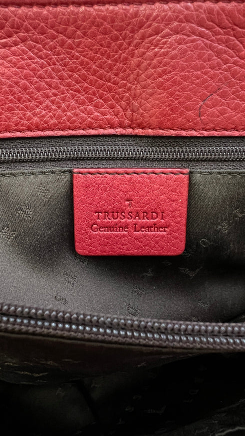 Borsa in pelle rossa