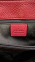 Borsa in pelle rossa