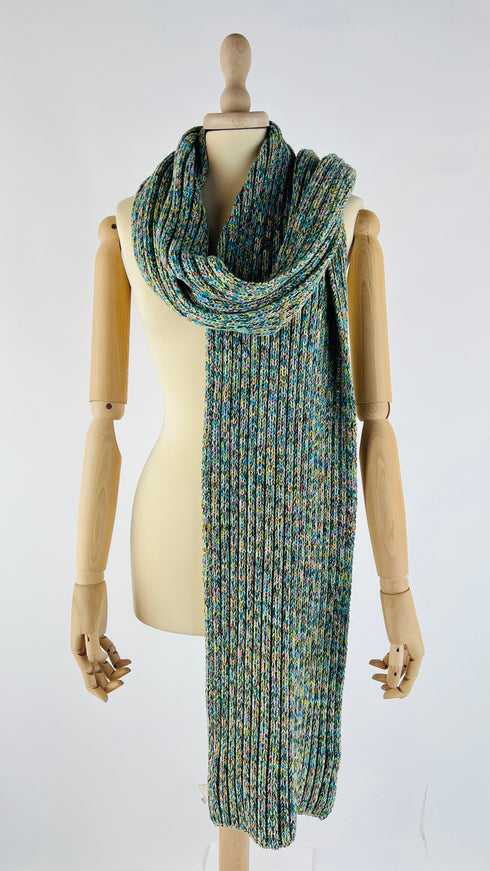 Sciarpa maglia multicolor