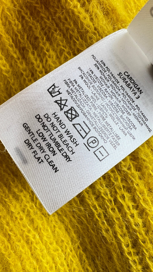 Cardigan aperto con lurex