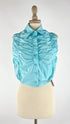 Camicia smanicata arricciata