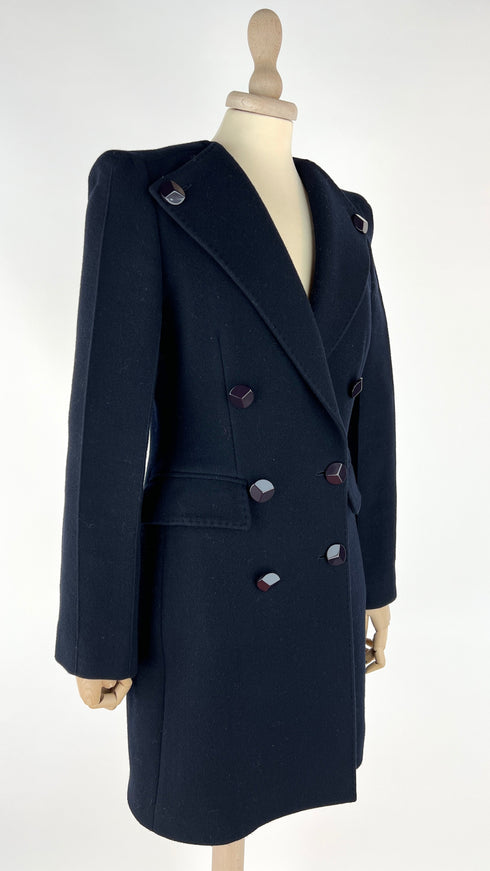 Cappotto bottoni sfacettati