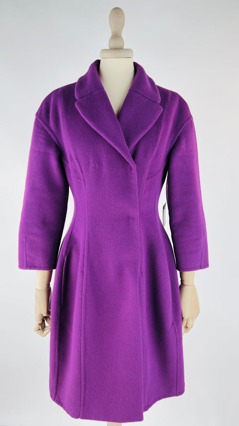 Cappotto sfiancato in angora