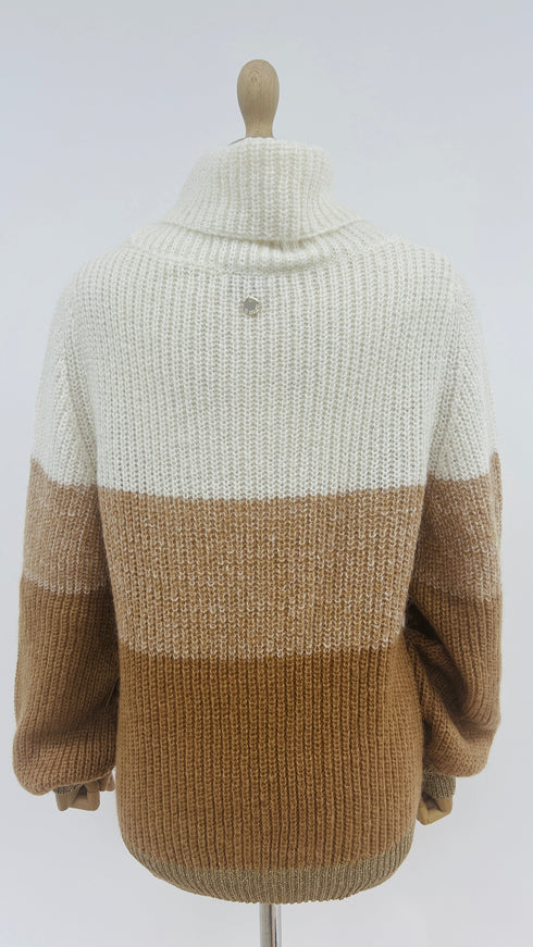 Dolcevita righe oversized