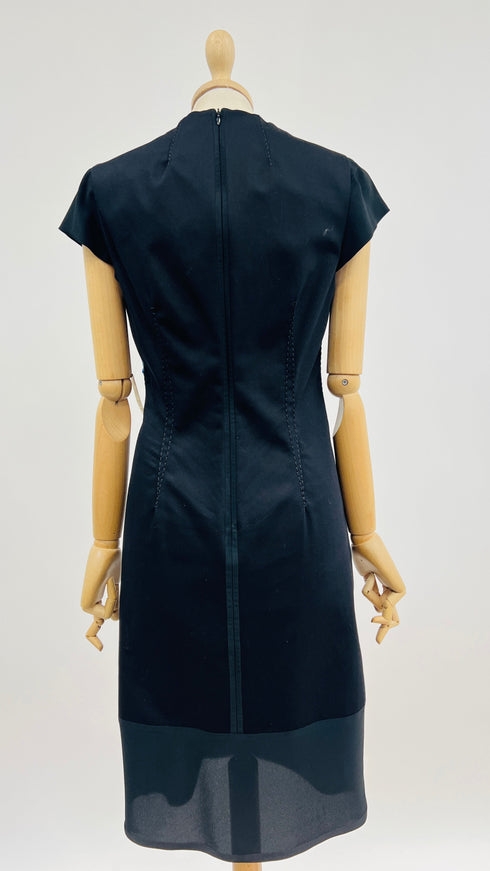 Abito midi motivo quadrifoglio