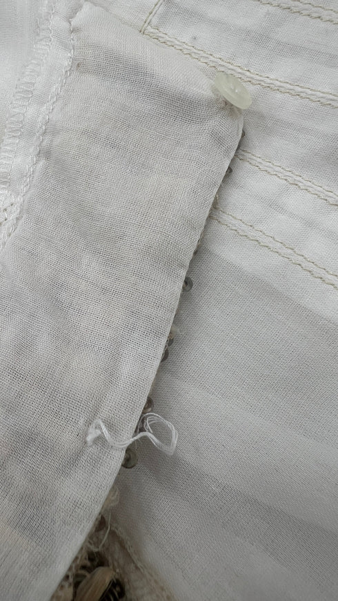 Blusa vintage con ricamo