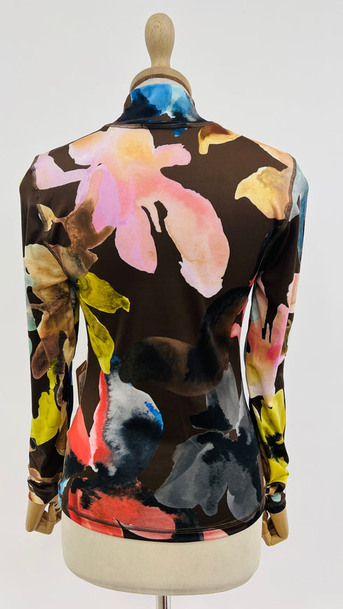 Longsleeve macro fiori