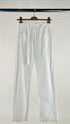 Pantalone in cotone bianco