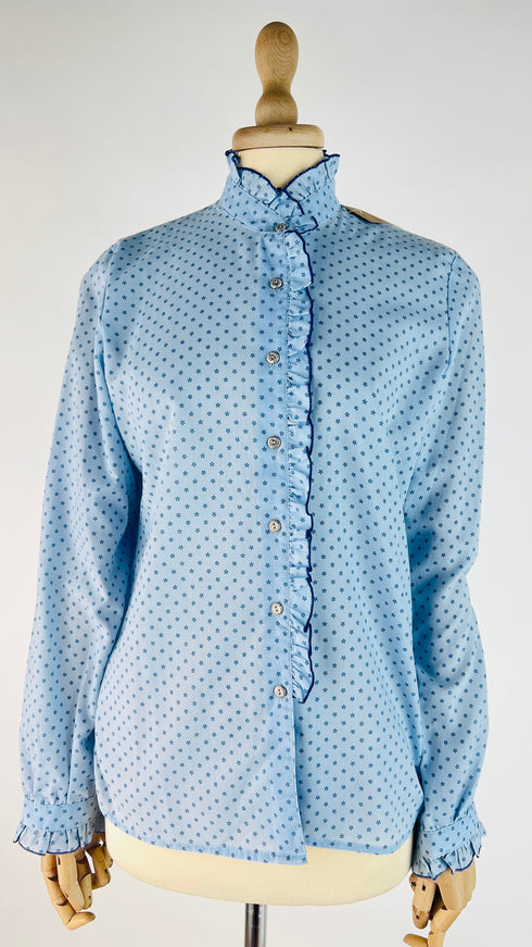 Camicia micro-fiori