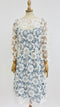 Abito midi pizzo