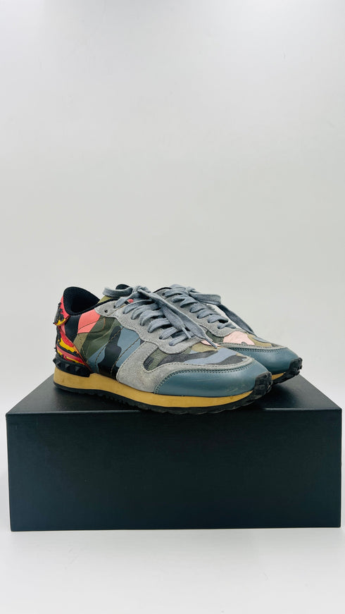 Sneaekers palme intarsio