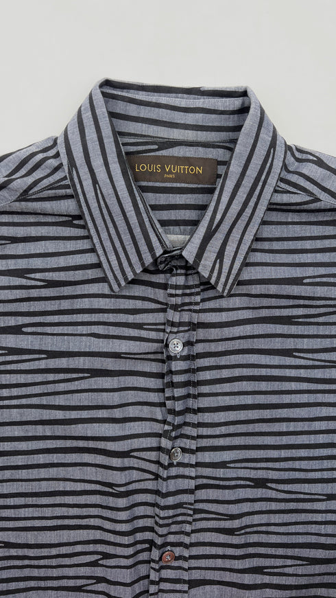 Camicia in cotone a righe