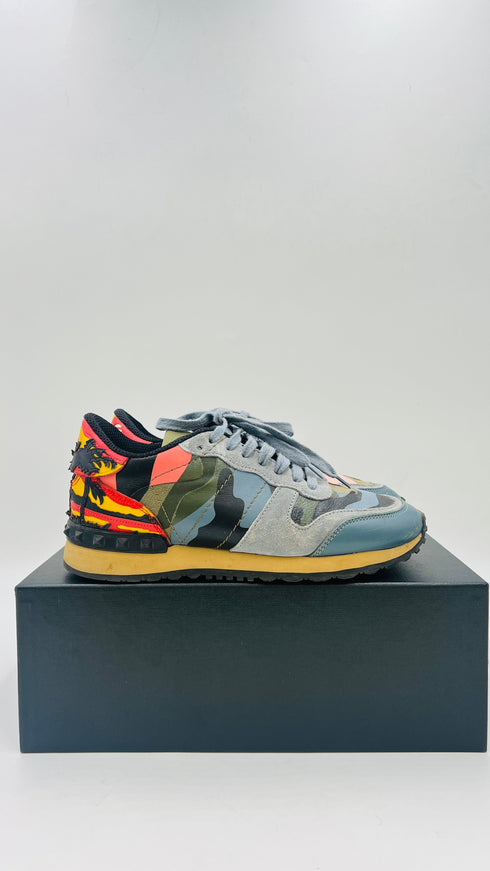 Sneaekers palme intarsio