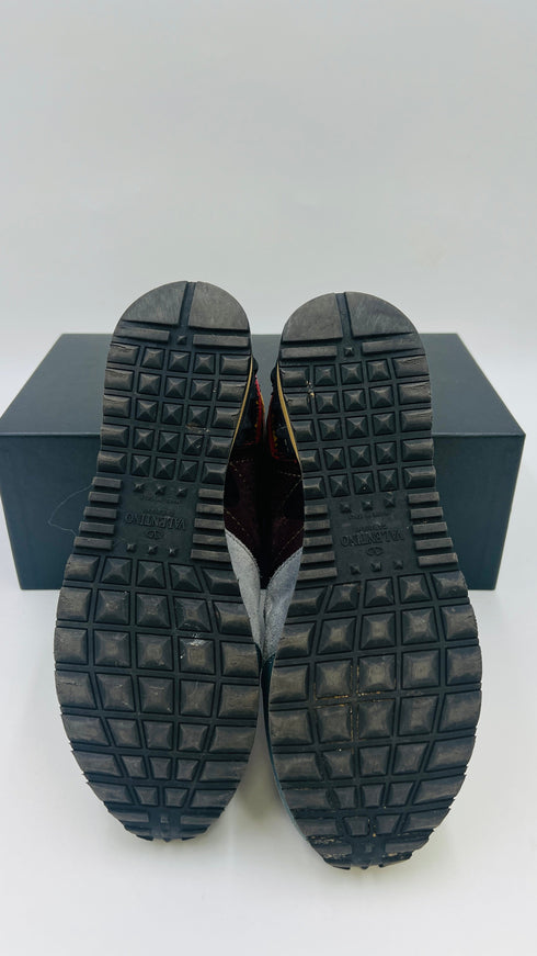 Sneaekers palme intarsio