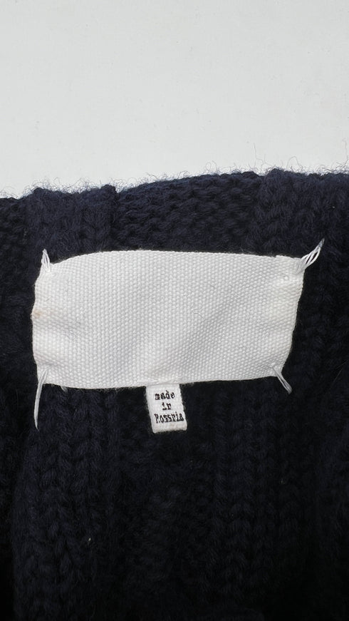 Dolcevita in lana blu