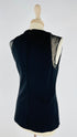 Top nero smanicato