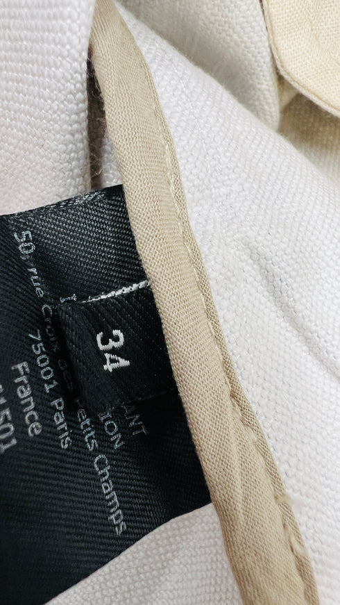 Abito stampato con cartellino