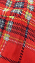 Abito midi tartan