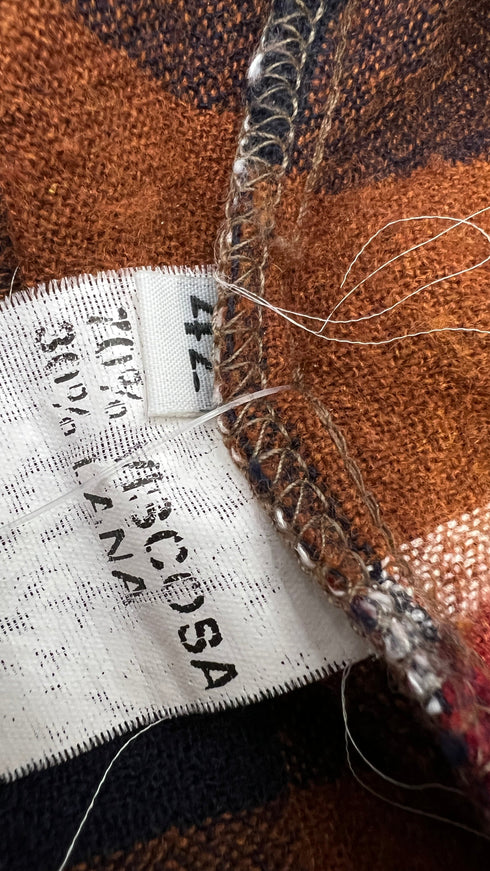 Camicia tartan ricamata