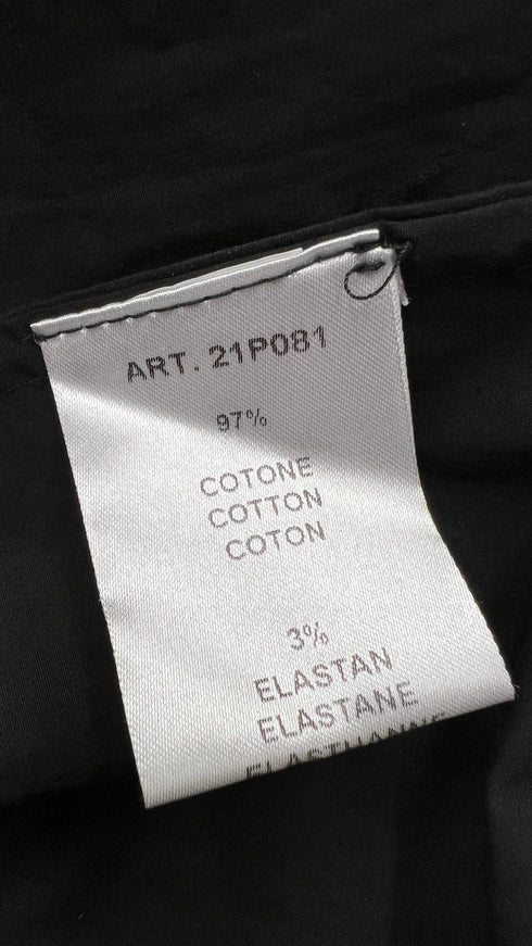 Abito lungo svasato cotone color block