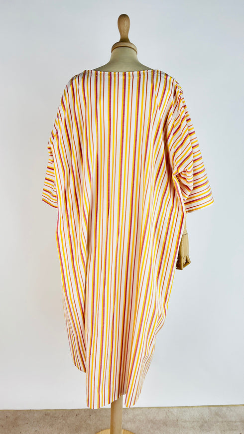 Kaftano a righe con lurex