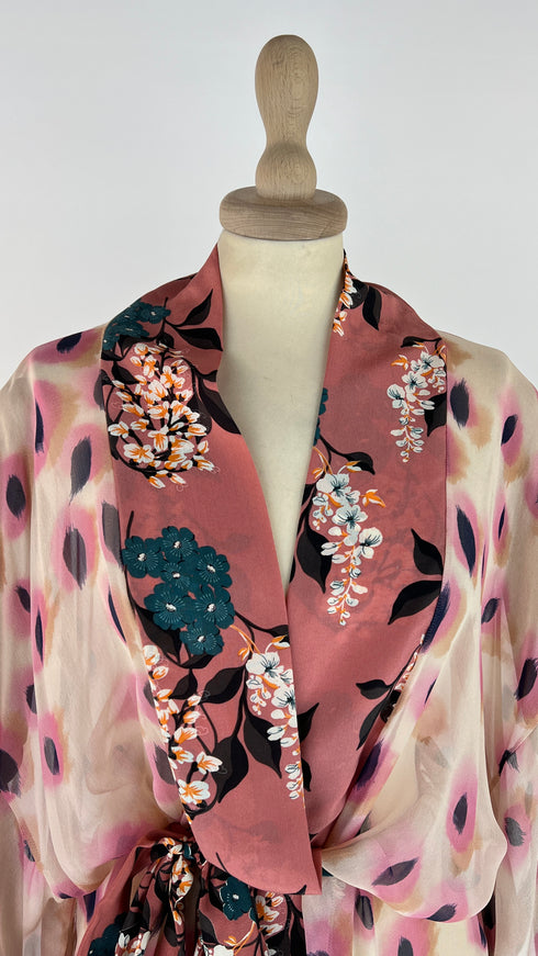Camicia seta stile kimono