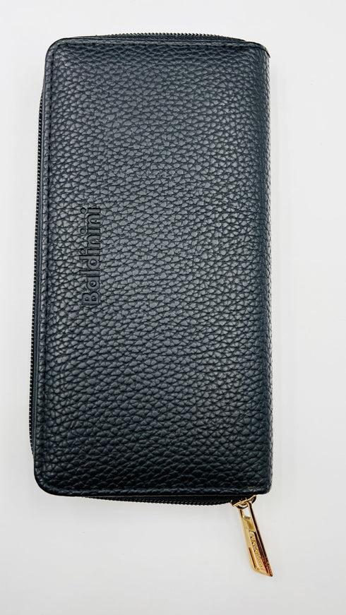 Portafoglio in pelle lavorata