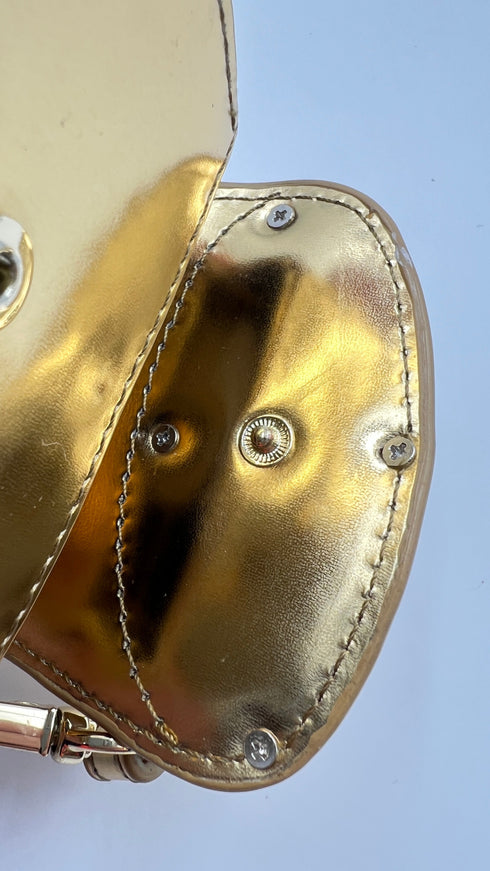 Mini pochette dorata