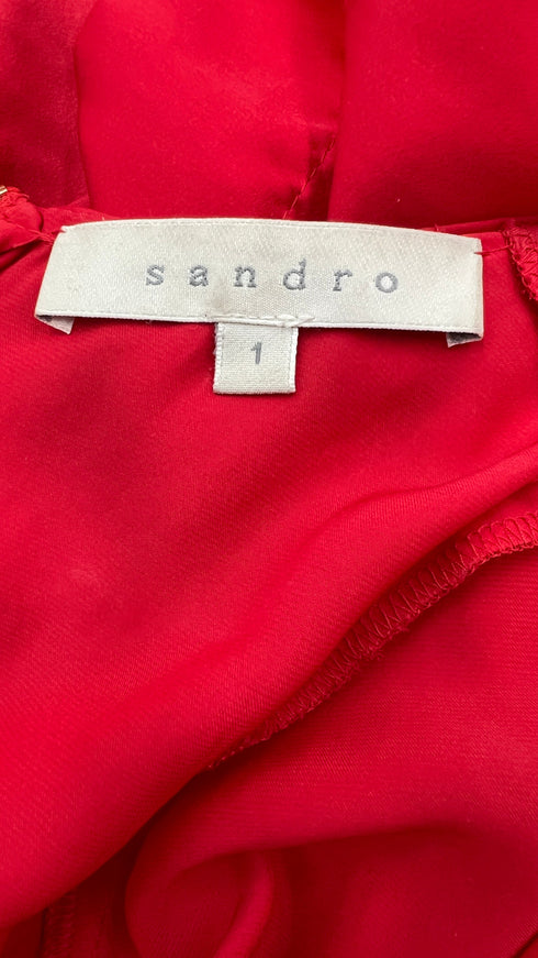 Abito corto con balze