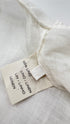 Blusa in lino bianco