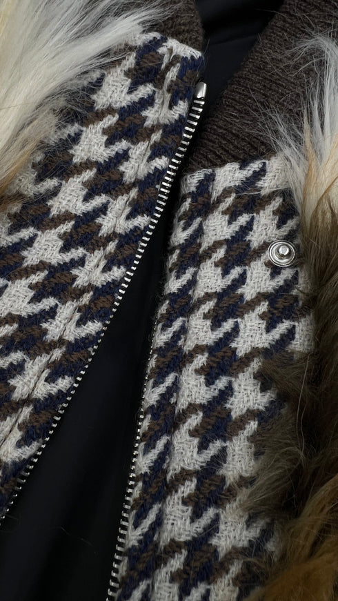 Eco-pelliccia maculata