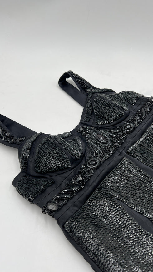 Top in paillettes