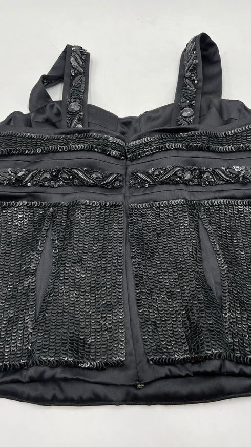 Top in paillettes