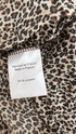 Top animalier con cartellino