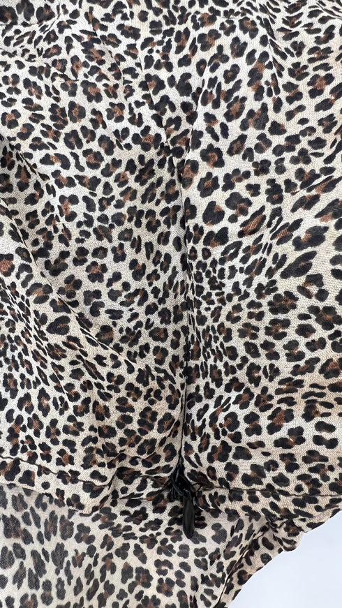 Top animalier con cartellino
