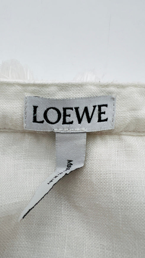 Camicia in cotone bianco