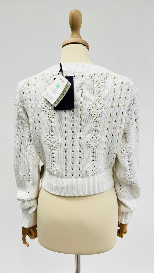 Maglia scollo a V con cartellino