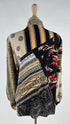 Camicia lunga in seta stampata