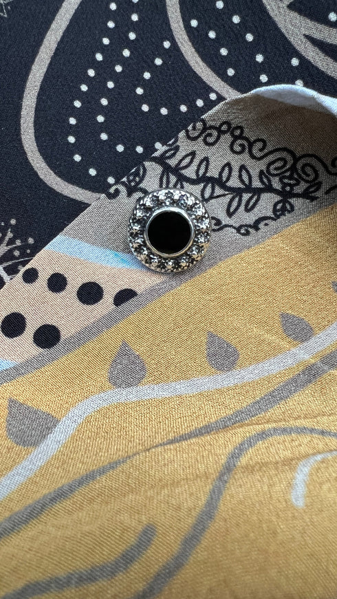 Camicia lunga in seta stampata