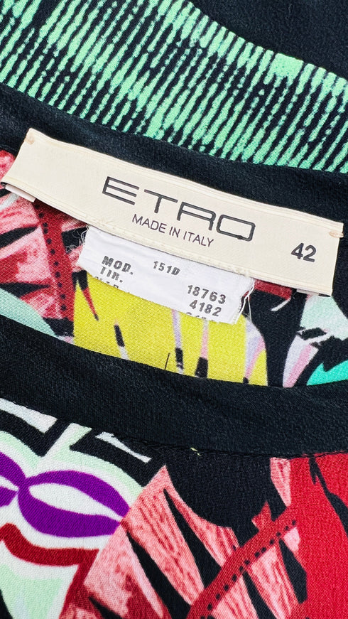 Abito midi a fiori vintage