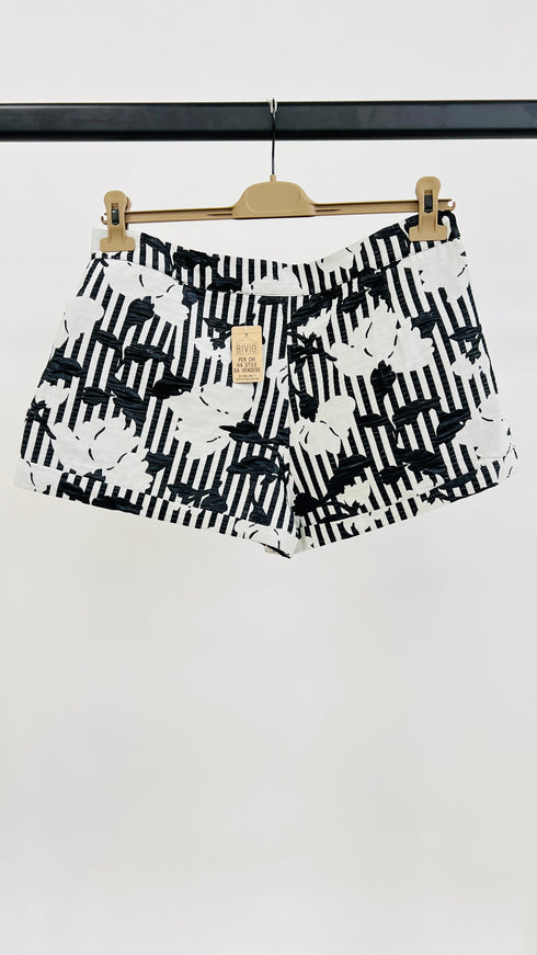 Shorts righe e fiori