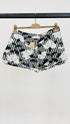 Shorts righe e fiori