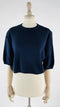 Maglia boxy blu