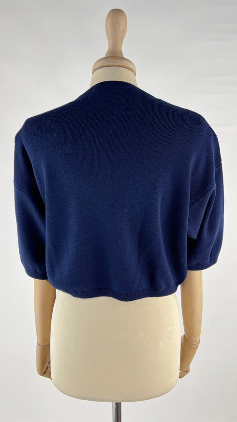 Maglia boxy blu