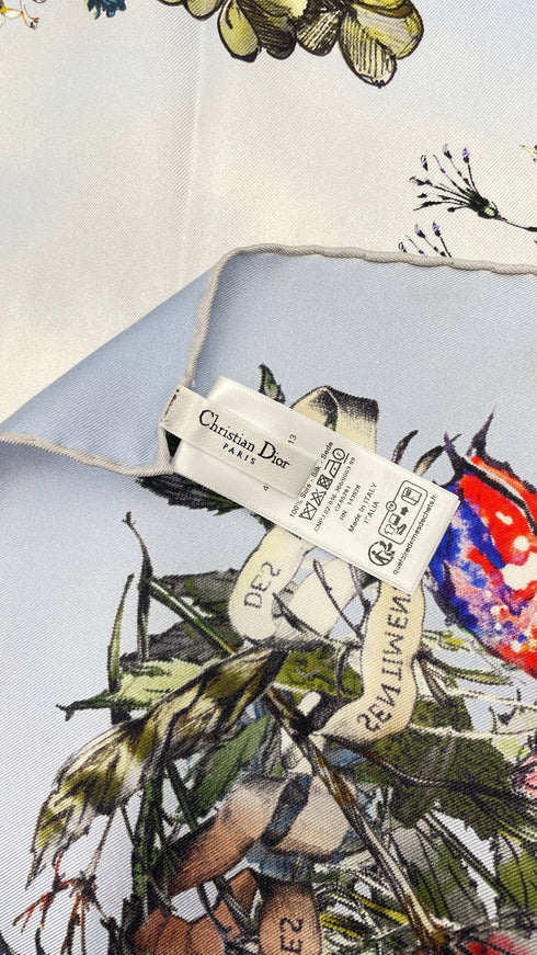 Foulard quadrato fiori